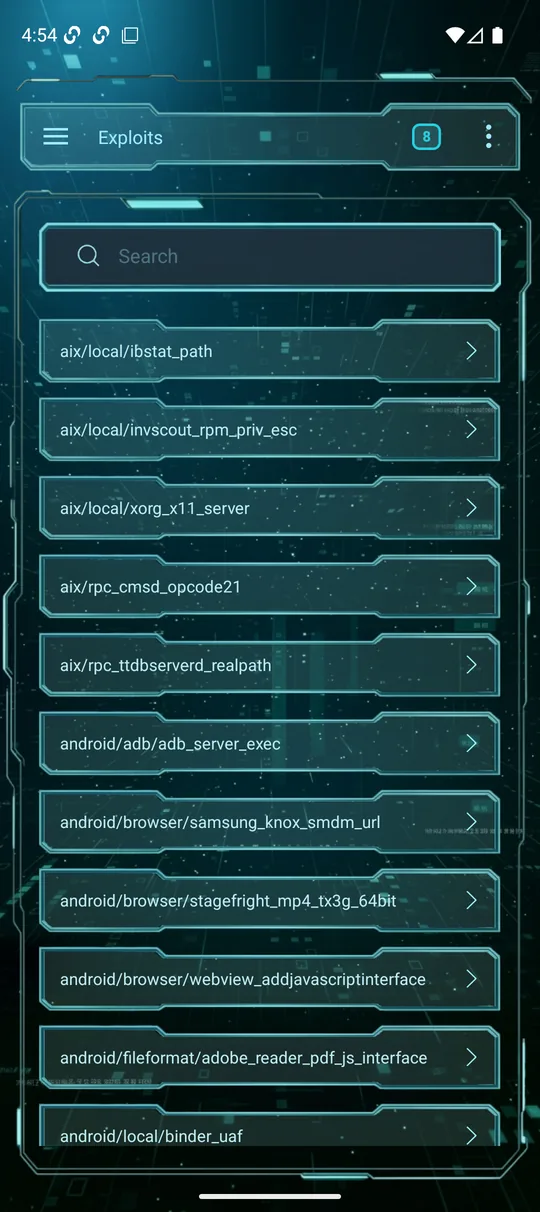 Exploits list